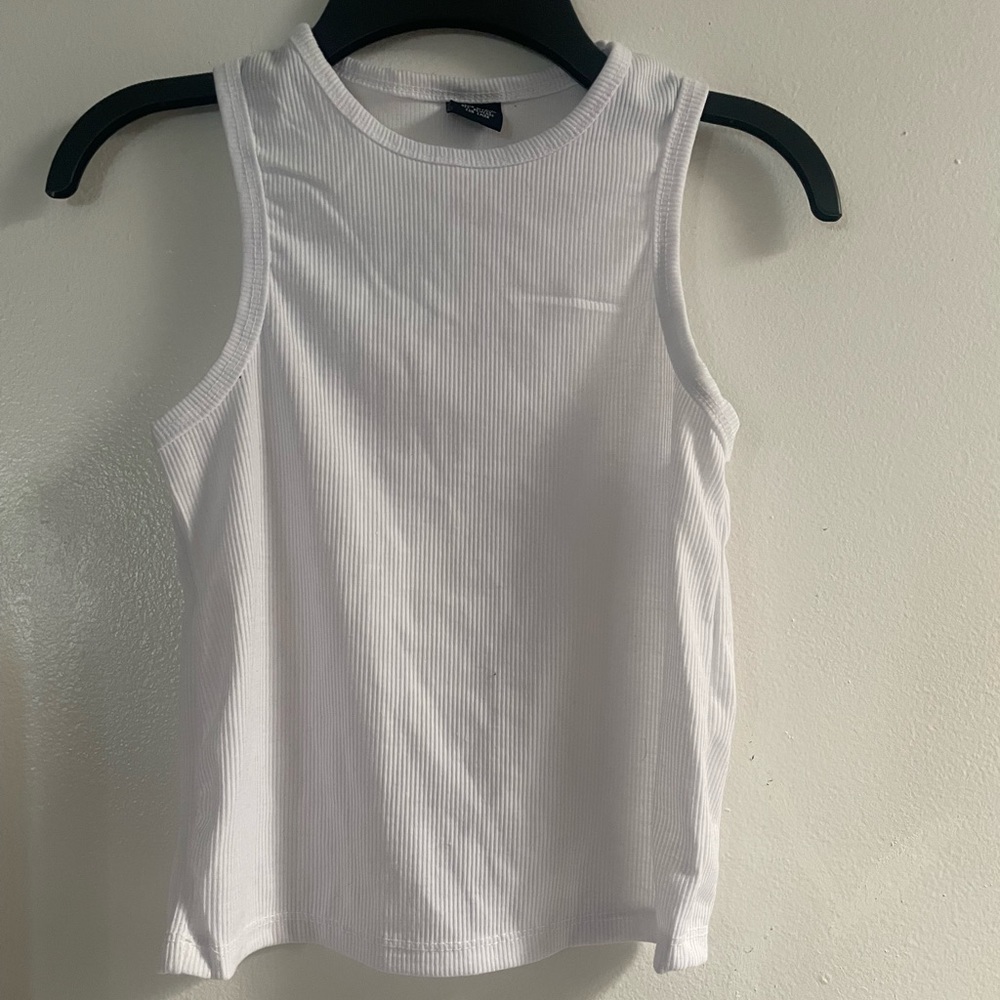 White tank top